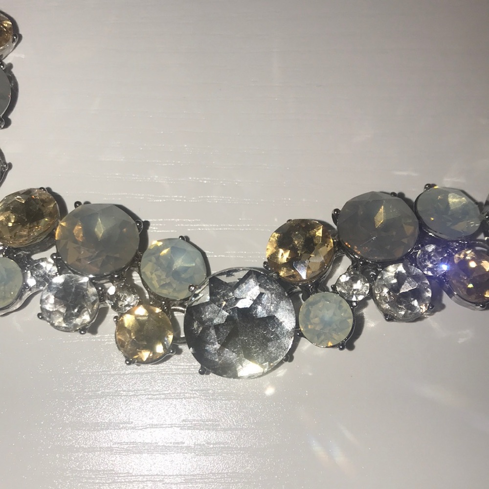 Loft Rhinestone Statement Necklace - image 3